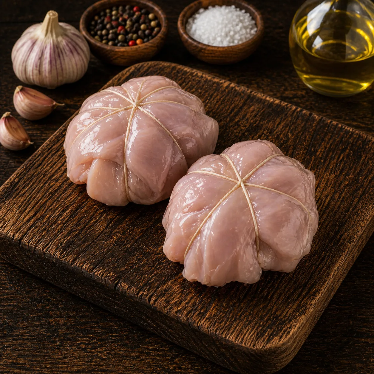 Paupiettes de lapin dijonnaise