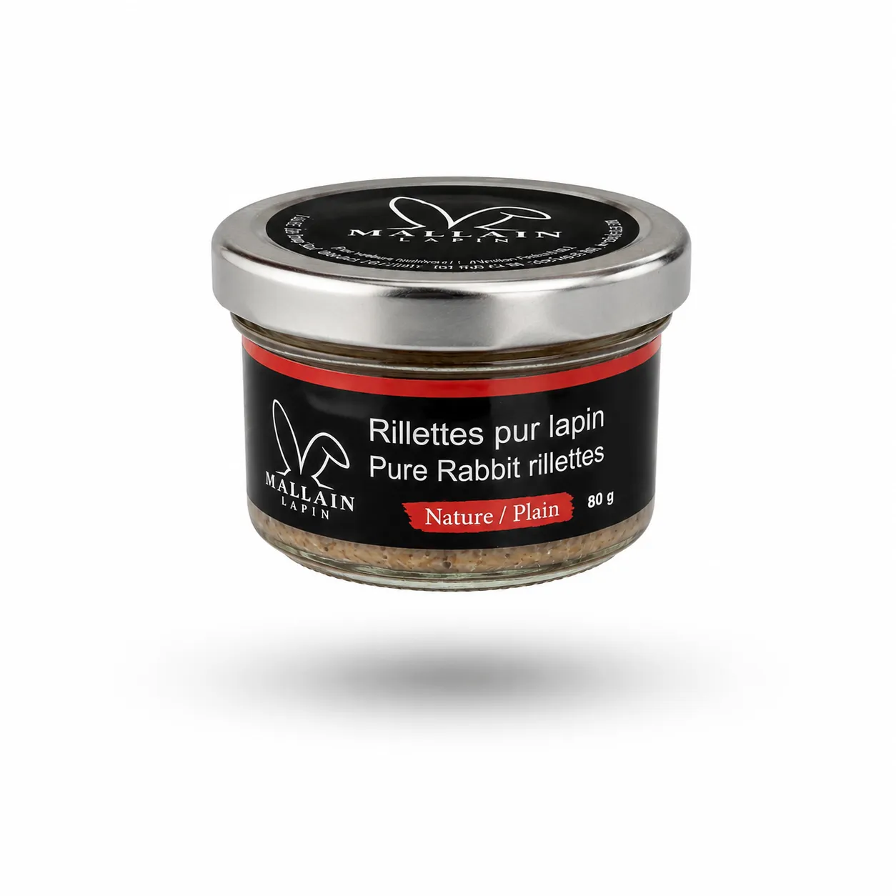 Rillettes pur lapin nature